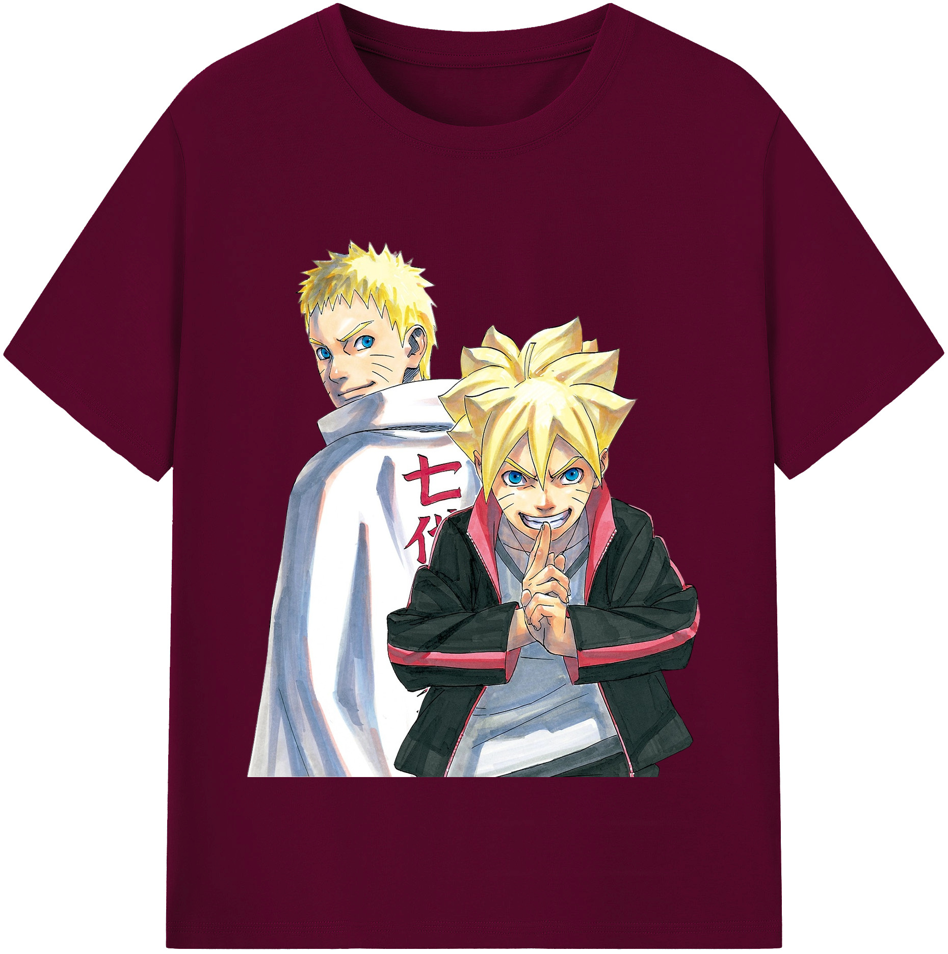 （画像用） NARUTO -ナルト- うずまき ボルト Uzumaki Boruto レディースカジュアルプリントTシャツ（綿100％）